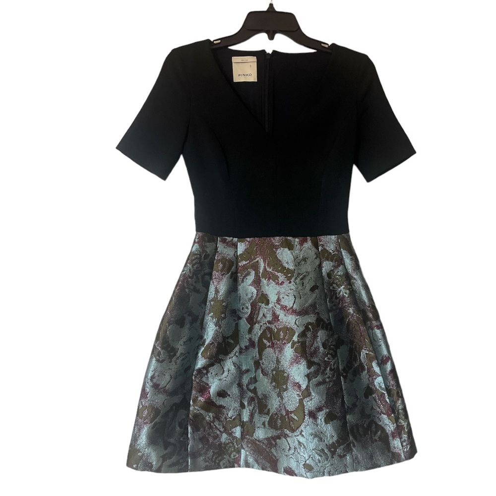 Pinko Dress with Jacquard Skirt Size XS